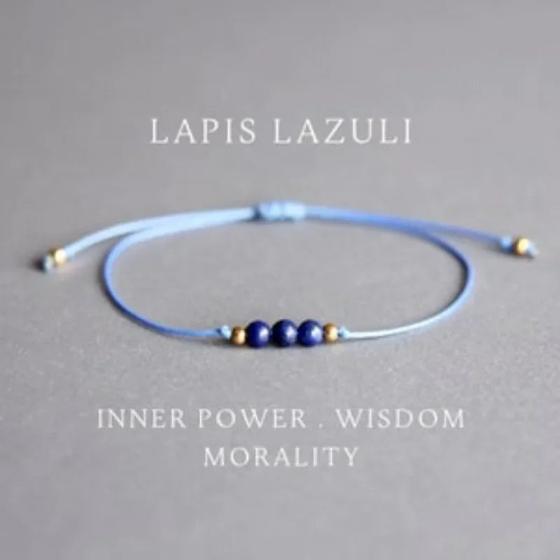 Brazalete curativo de lapis con perlas para mujer piedras semipreciosas