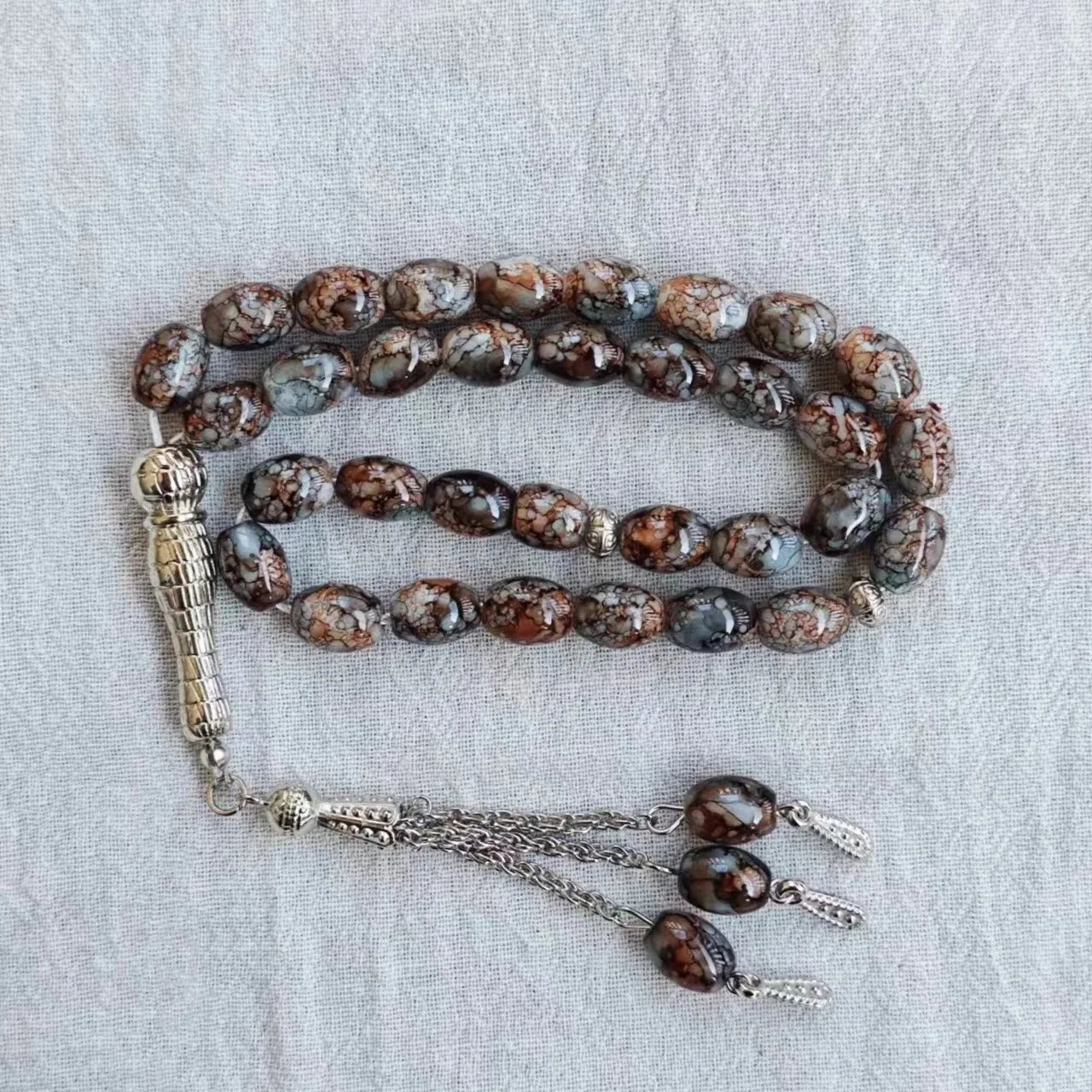 Brazalete de cuentas de oración Tasbih, cuentas de oración musulmana islámica, contador Tasbeeh, cuentas de Rosario Zikr, pulseras de meditación Masbaha para mujeres y hombres
