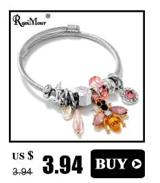 Brazalete de acero inoxidable con letras talladas en ángulo de ópalo para Mujer, Brazalete de amor, joyería, accesorios, 2019