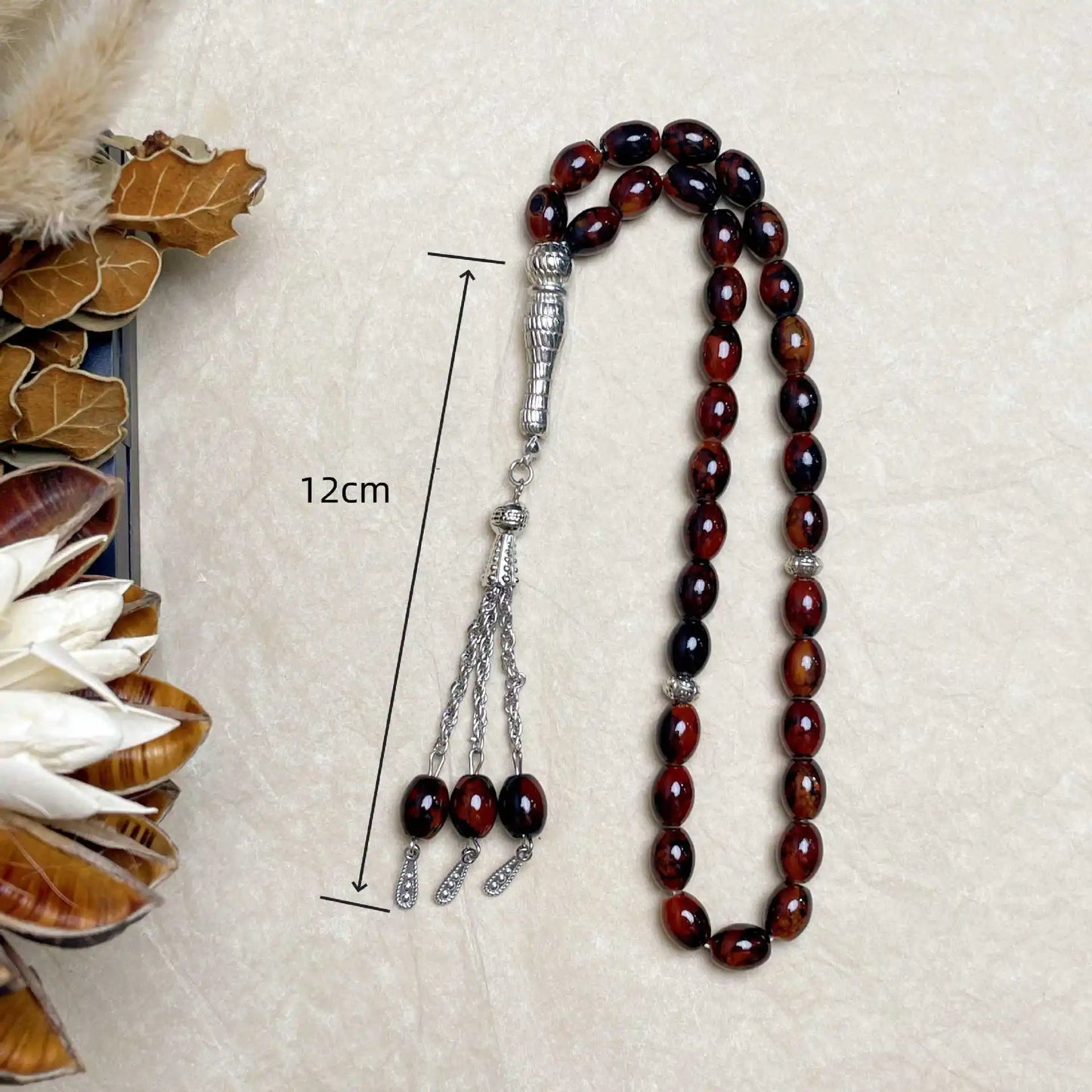Brazalete de cuentas de oración Tasbih, cuentas de oración musulmana islámica, contador Tasbeeh, cuentas de Rosario Zikr, pulseras de meditación Masbaha para mujeres y hombres