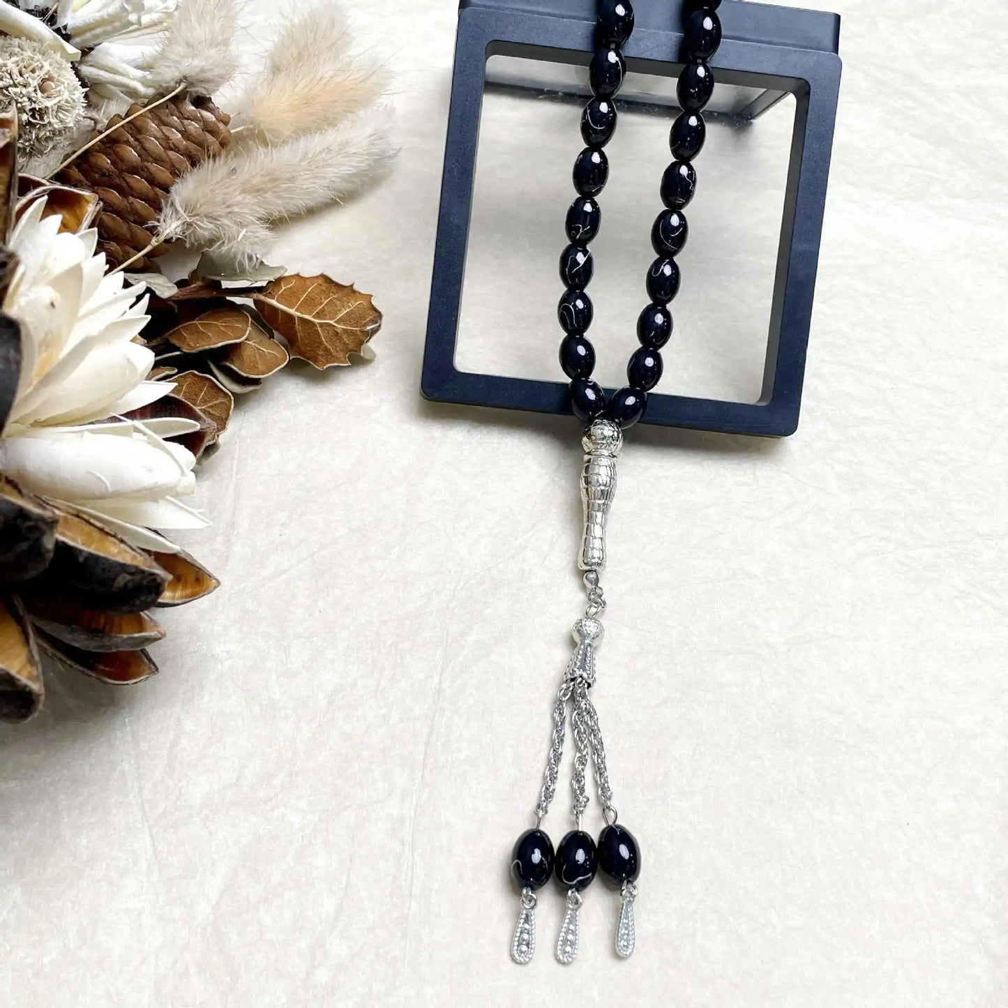 Brazalete de cuentas de oración Tasbih, cuentas de oración musulmana islámica, contador Tasbeeh, cuentas de Rosario Zikr, pulseras de meditación Masbaha para mujeres y hombres