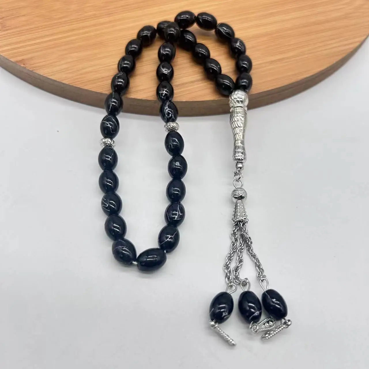 Brazalete de cuentas de oración Tasbih, cuentas de oración musulmana islámica, contador Tasbeeh, cuentas de Rosario Zikr, pulseras de meditación Masbaha para mujeres y hombres