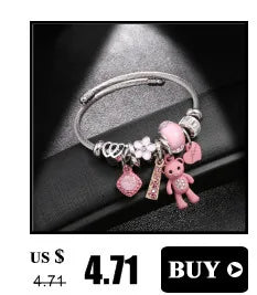 Brazalete de acero inoxidable con letras talladas en ángulo de ópalo para Mujer, Brazalete de amor, joyería, accesorios, 2019