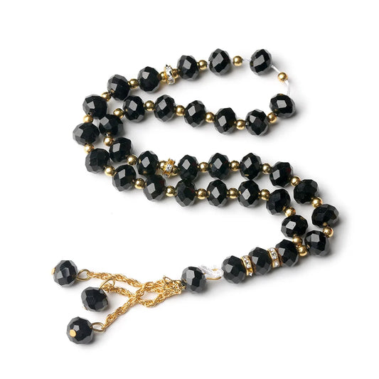 Tasbih 33 cuentas 10mm pulsera de cristal cuentas de oración islámica oración musulmana Misbaha cuentas de alabanza para hombres o mujeres al por mayor