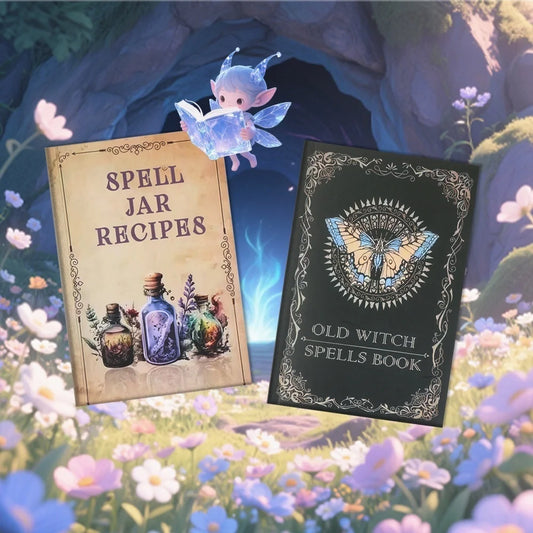 2 guías de libros mágicos, una guía completa para hacer y usar sales rituales mágicos, incluida propiedades y usos mágicos.