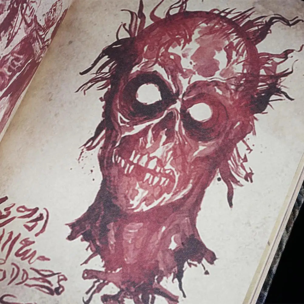 Necronomicon-Libro de magia oscura, accesorio de demonio, mal, Undead, Altar, Ritual, libro para llamar, decoración de escritorio para sala de estar, Halloween, hogar, nuevo