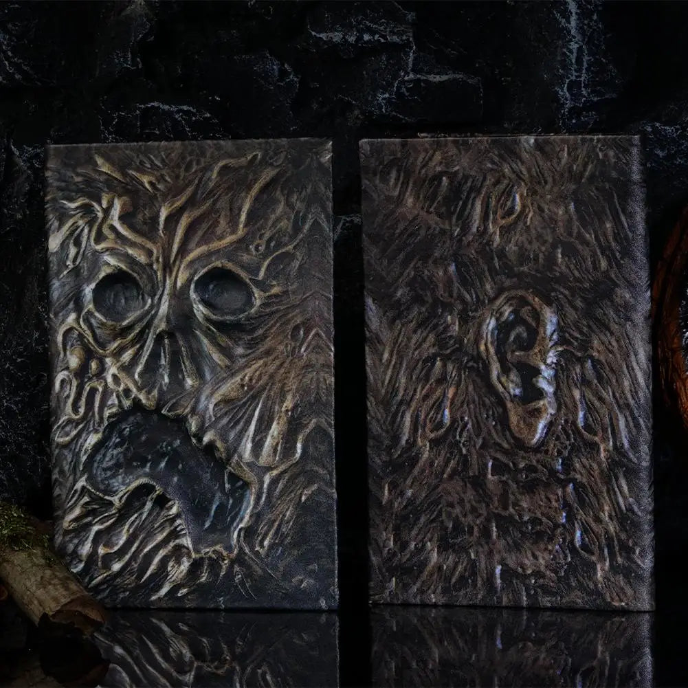 Necronomicon-Libro de magia oscura, accesorio de demonio, mal, Undead, Altar, Ritual, libro para llamar, decoración de escritorio para sala de estar, Halloween, hogar, nuevo